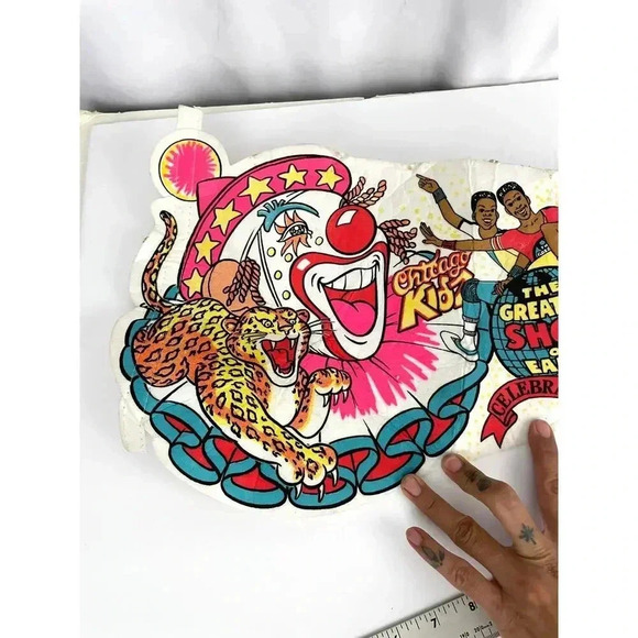 VTG Ringling Bros & Barnum Bailey Circus Flag GREATEST SHOW ON EARTH 125 Yrs - Picture 5 of 12